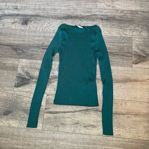 Abercrombie & Fitch ribbed boat neck sweater